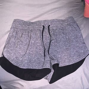Heathered Grey Lululemon Shorts